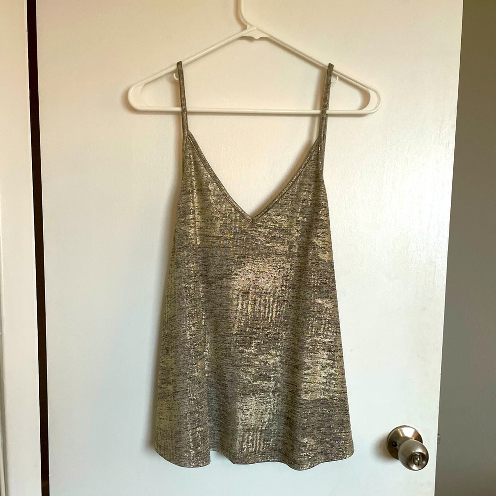 Audrey 3+1 Open Back Tank Top - Size S